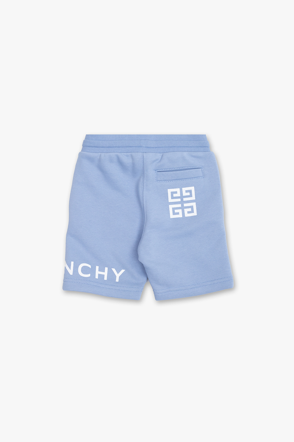 Light blue Shorts with logo Givenchy Kids Givenchy Giv 1 low top sneakers Grey SchaferandweinerShops Spain